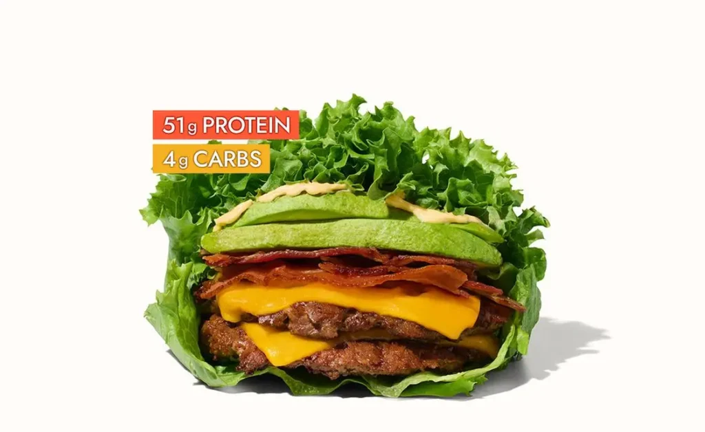 Good Fits 7 avocado bacon burger lettuce wrap