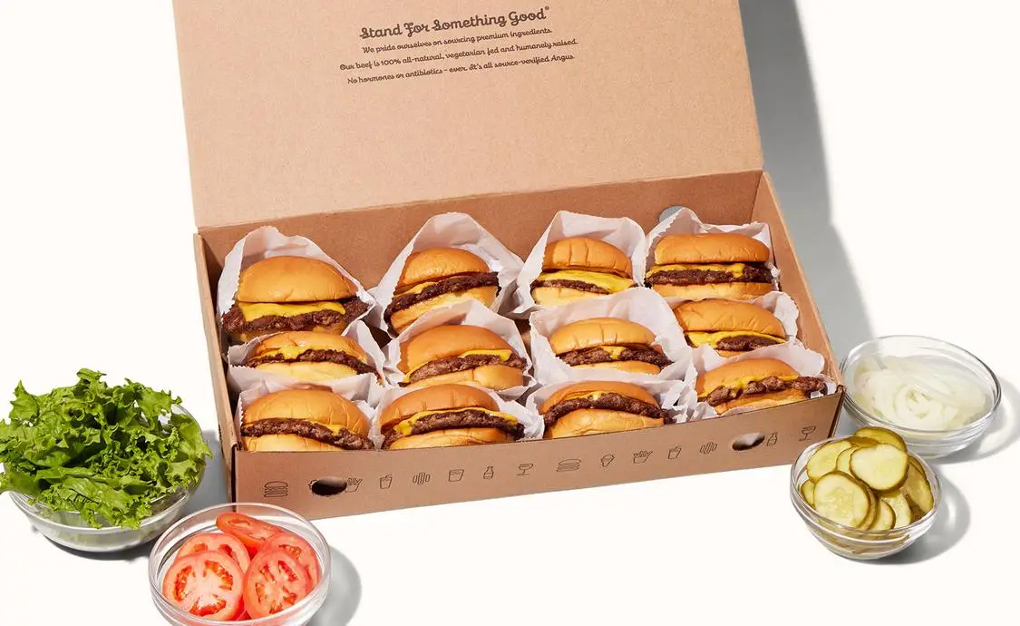 Catering Menu 8 Cheeseburger Box - 12 Servings