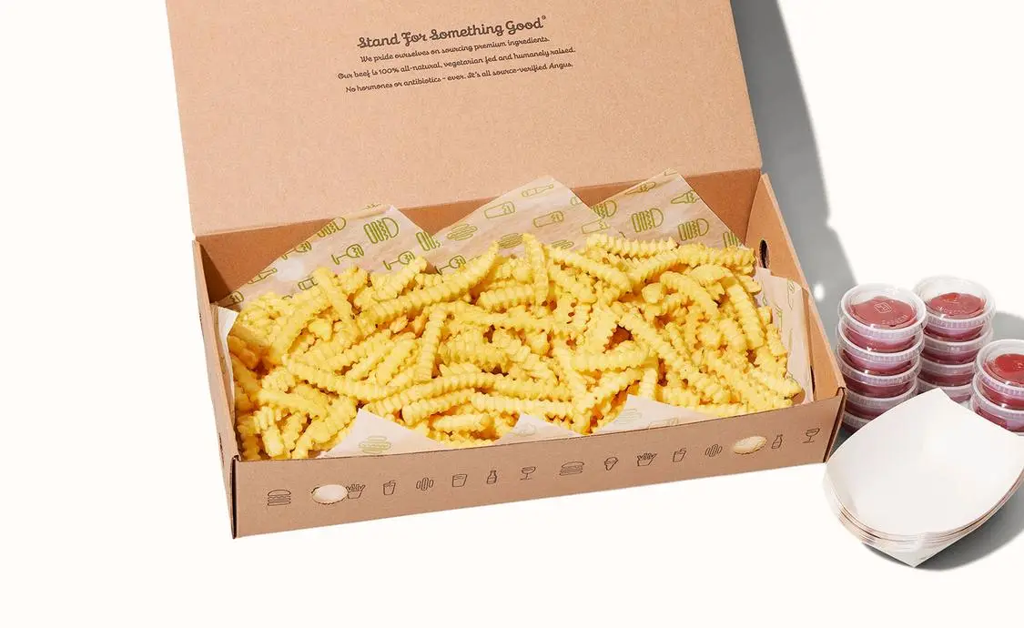 Catering Menu 3 Crinkle Cut Box - 12 Servings