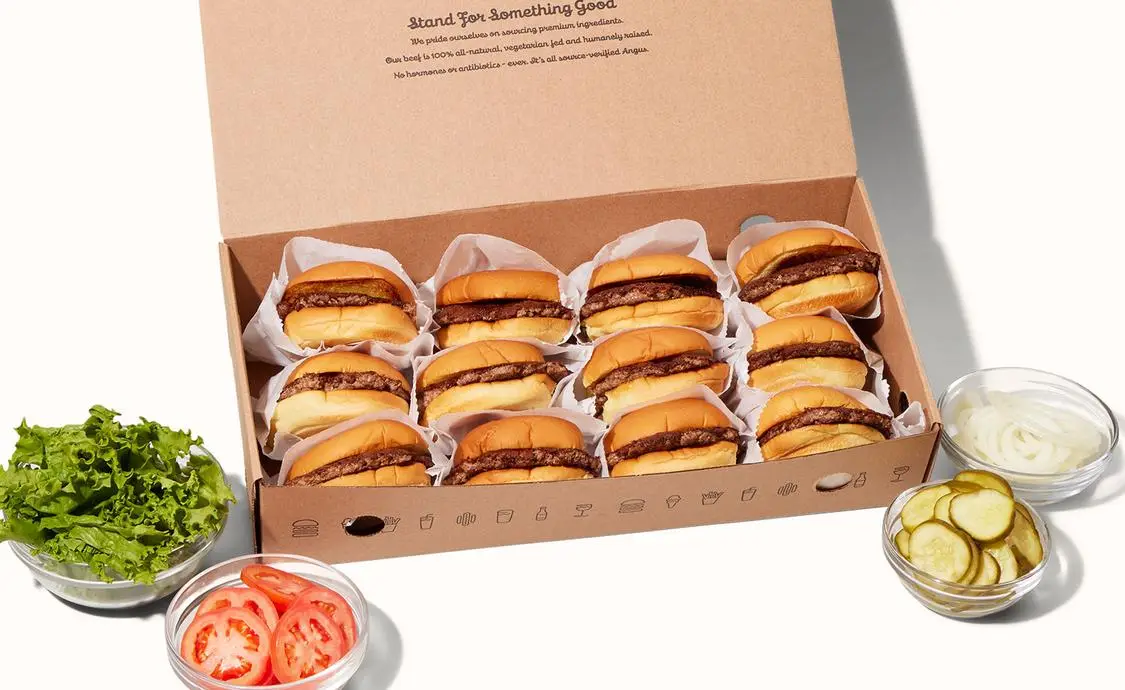Catering Menu 9 Hamburger Box - 12 Servings