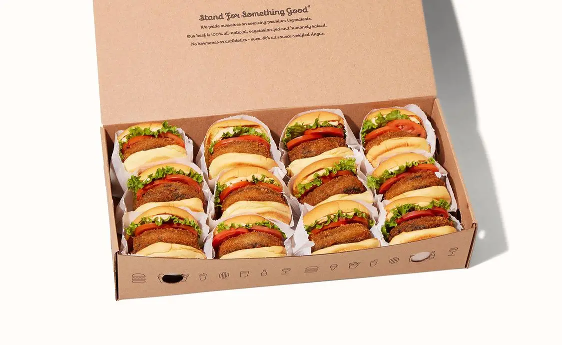 Catering Menu 10 'Shroom Burger Box - 12 Servings